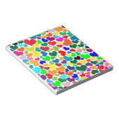 valentijn regenboogharten notitieblok (Schuin)