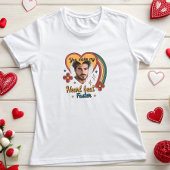 Valentijn Retro Hartslag, Aangepast T-shirt