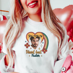 Valentijn Retro Hartslag, Aangepast T-shirt