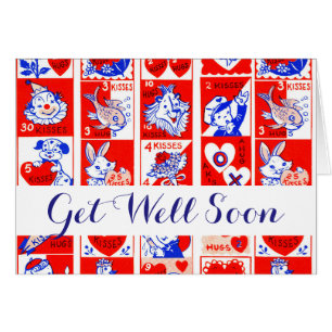 Valentijn Retro Liefde Knuffels Schattige Patroon