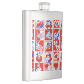 Valentijn Retro Liefde Knuffels Schattige Patroon Flacon (Rechts)
