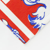 Valentijn Retro Liefde Knuffels Schattige Patroon Fleece Deken (Hoek)