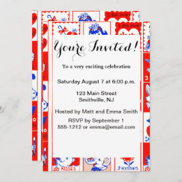 Valentijn Retro Liefde Knuffels Schattige Patroon Kaart