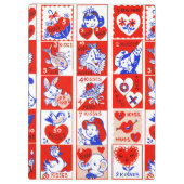 Valentijn Retro Liefde Knuffels Schattige Patroon Klembord (Achterkant)