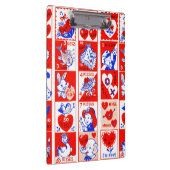 Valentijn Retro Liefde Knuffels Schattige Patroon Klembord (Rechts)