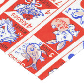 Valentijn Retro Liefde Knuffels Schattige Patroon Korte Tafelloper (Hoek)