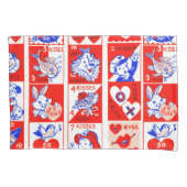 Valentijn Retro Liefde Knuffels Schattige Patroon Kussensloop (Voorkant)