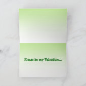 Valentijn rode eekhoorn feestdagen kaart (Binnen)