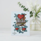 Valentijn Rode harten, bomen en meer Kaart (Staand voorkant)