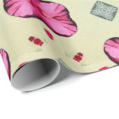 Valentijn rode harten romance abstract patroon 20 cadeaupapier (Rol Hoek)