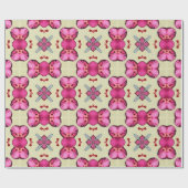 Valentijn rode harten romance abstract patroon 21 cadeaupapier (Vlak)