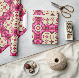 Valentijn rode harten romance abstract patroon 5 cadeaupapier