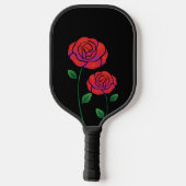 Valentijn rode roeispaan pickleball paddle (Achterkant)