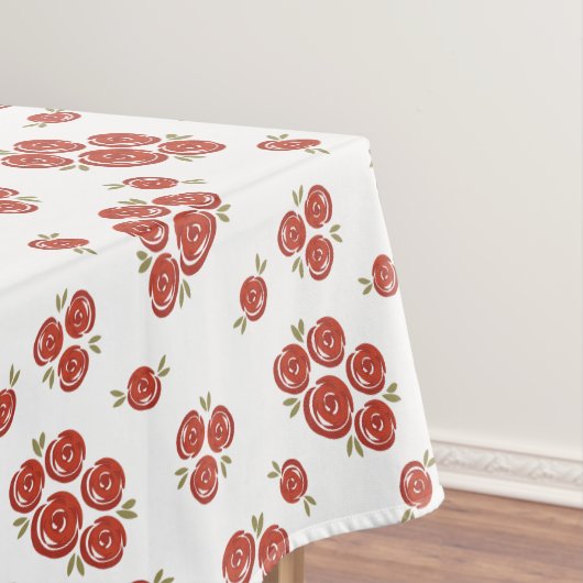 Valentijn rode rozen  mode tafelkleed (Voorbeeld)