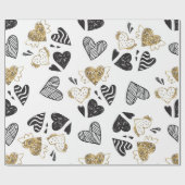 Valentijn Romantic Love Seamless Pattern (2) Cadeaupapier (Vlak)