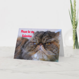 Valentijn Romantisch Calico Perzisch Kat Kaart