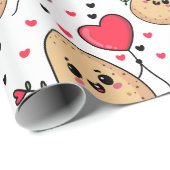 Valentijn romantische aardappel cadeaupapier (Rol Hoek)