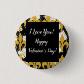 VALENTIJN RONDE BUTTON 3,2 CM (Voorkant)