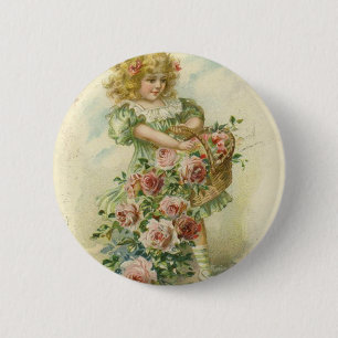 Valentijn Ronde Button 5,7 Cm
