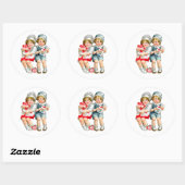 Valentijn Ronde Sticker (Vel)