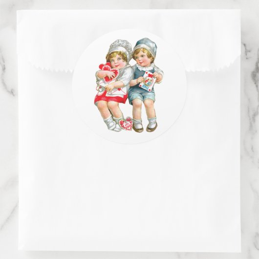  Valentijn Ronde Sticker (Tas)