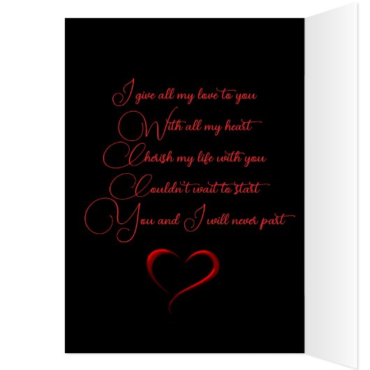 Valentijn-Rood-Elke Moment-Personaliseer-Man-Liefd (Binnen (Links))