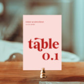 Valentijn rood en roze bruiloft kaart