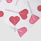  Valentijn Rood Hart | Lollipop-patroon Tissuepapier (Detail)