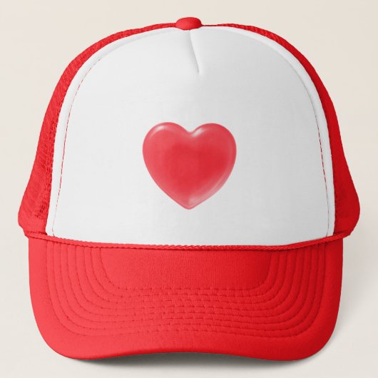 VALENTIJN ROOD HART TRUCKER PET (Voorkant)