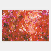 Valentijn Rood Verpakkend Document Vlakke Bladreek Inpakpapier Vel (Voorkant 2)