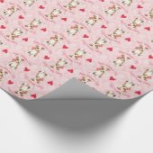 Valentijn Roos am Personeel Cadeaupapier (Hoek)