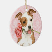 Valentijn Roos am Personeel Keramisch Ornament (Rechts)