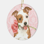 Valentijn Roos am Personeel Keramisch Ornament (Links)