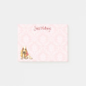 Valentijn Roos Basset Post-it® Notes (Voorkant)