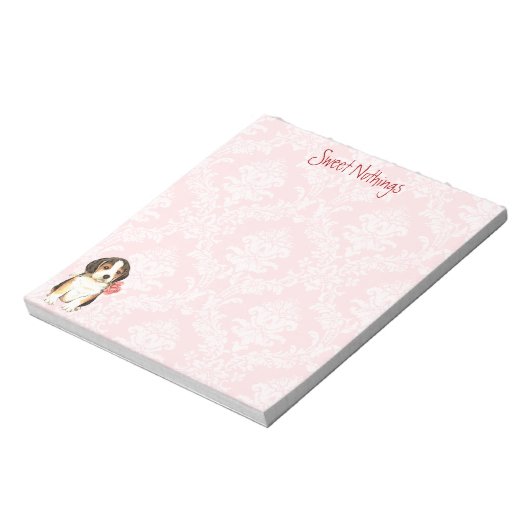 Valentijn Roos Beagle Notitieblok (Linkerzijde)