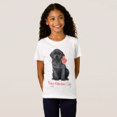 Valentijn Roos Black Lab T-shirt (Voorkant volledig)