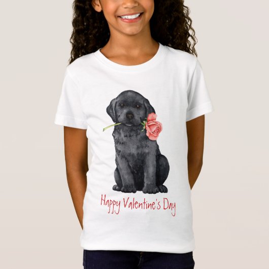 Valentijn Roos Black Lab T-shirt (Voorkant)