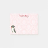 Valentijn Roos Border Collie Post-it® Notes (Voorkant)