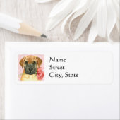 Valentijn Roos Bullmastiff Label (Insitu)