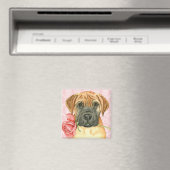 Valentijn Roos Bullmastiff Magnet (Insitu (Vaatwasser))
