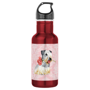 Valentijn Roos Cesky Terrier Waterfles