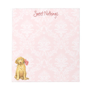 Valentijn Roos Chesapeake Bay Retriever Notitieblo Notitieblok