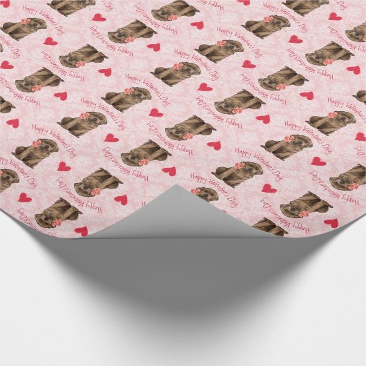 Valentijn Roos Chocolade Lab Cadeaupapier (Hoek)