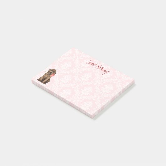 Valentijn Roos Chocolade Lab Post-it® Notes (Schuin)