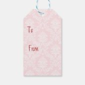 Valentijn Roos Coton de Tulear Cadeaulabel (Achterkant)