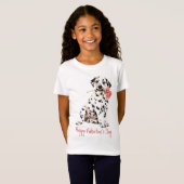 Valentijn Roos Dalmatisch T-shirt (Voorkant volledig)