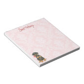 Valentijn Roos Doberman Notitieblok (Schuin)