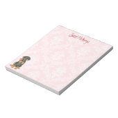 Valentijn Roos Doberman Notitieblok (Linkerzijde)