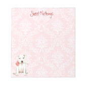 Valentijn Roos Dogo Notitieblok (Voorkant)