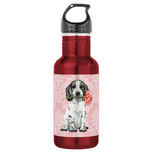 Valentijn Roos Engels Cocker Spaniel Water Bottle Waterfles